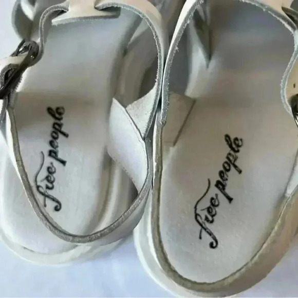 Free People Delaney Fisherman Platform Sandals White EU 37 US 7 - Picture 6 of 6